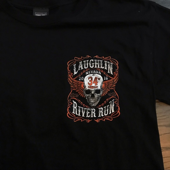 vintage black river run t-shirt - Picture 2 of 4